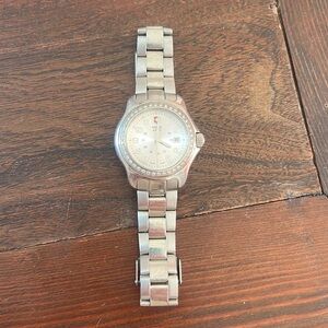 Victorinox diamond bezel Swiss Army watch stainless steel